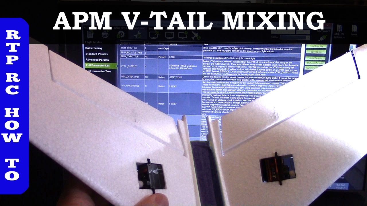 apm 2.8 wiring diagram for v-tail planes