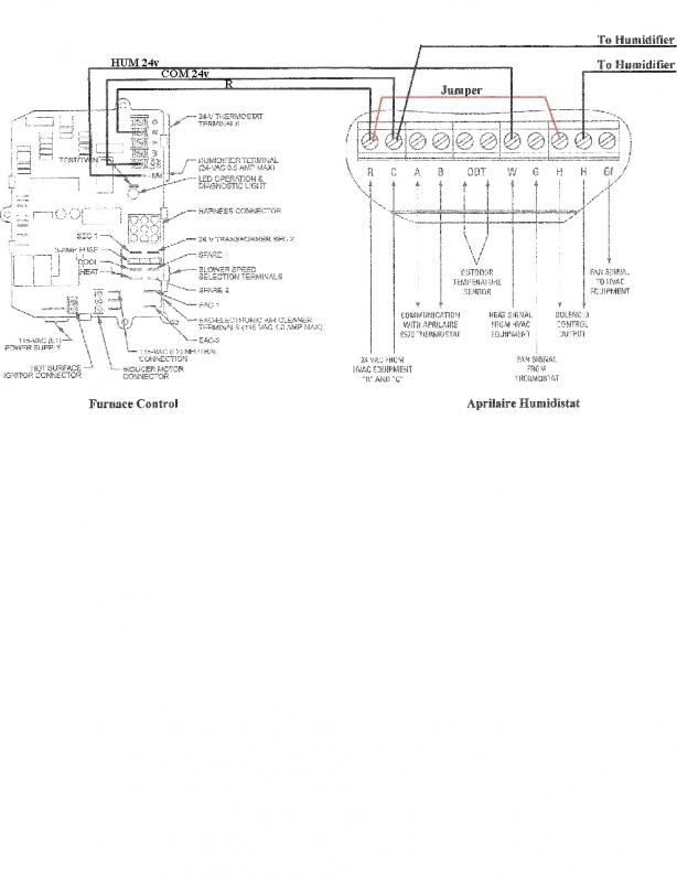 aprilaire 1750a wiring diagram