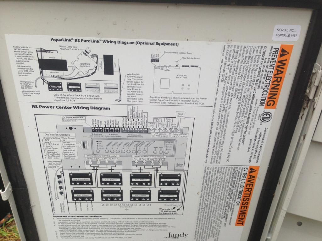 aqualink rs wiring diagram