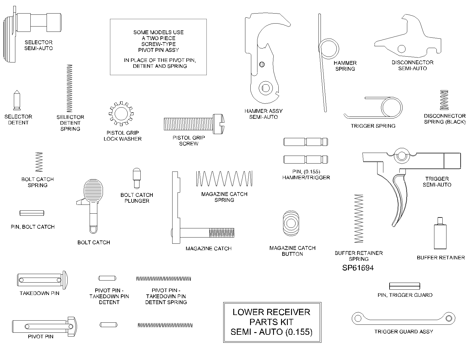 ar15 lower assembly diagram