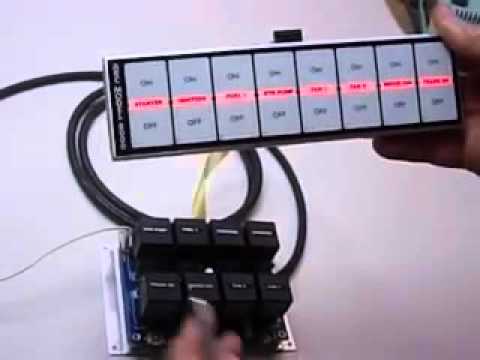 arc switch panel wiring diagram for 16v