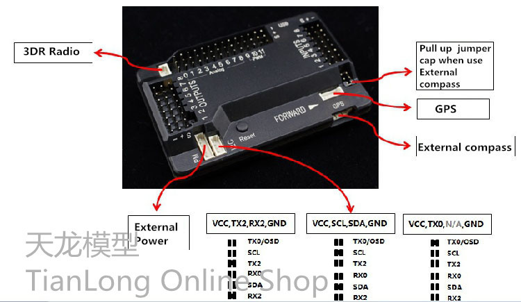 arducopter 2.8 wiring