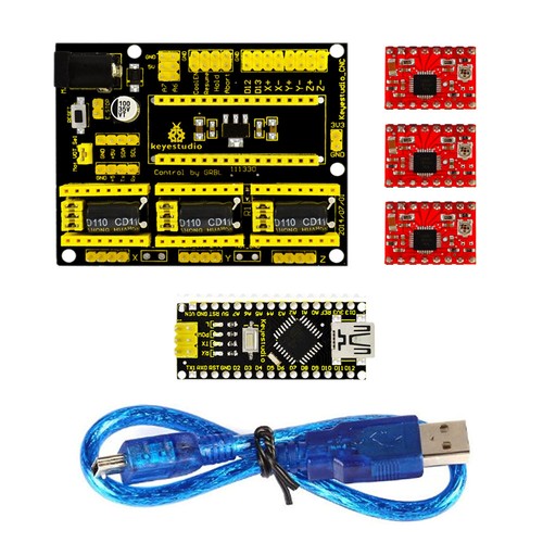 arduino 3 axis cnc shield stepper board wiring diagram