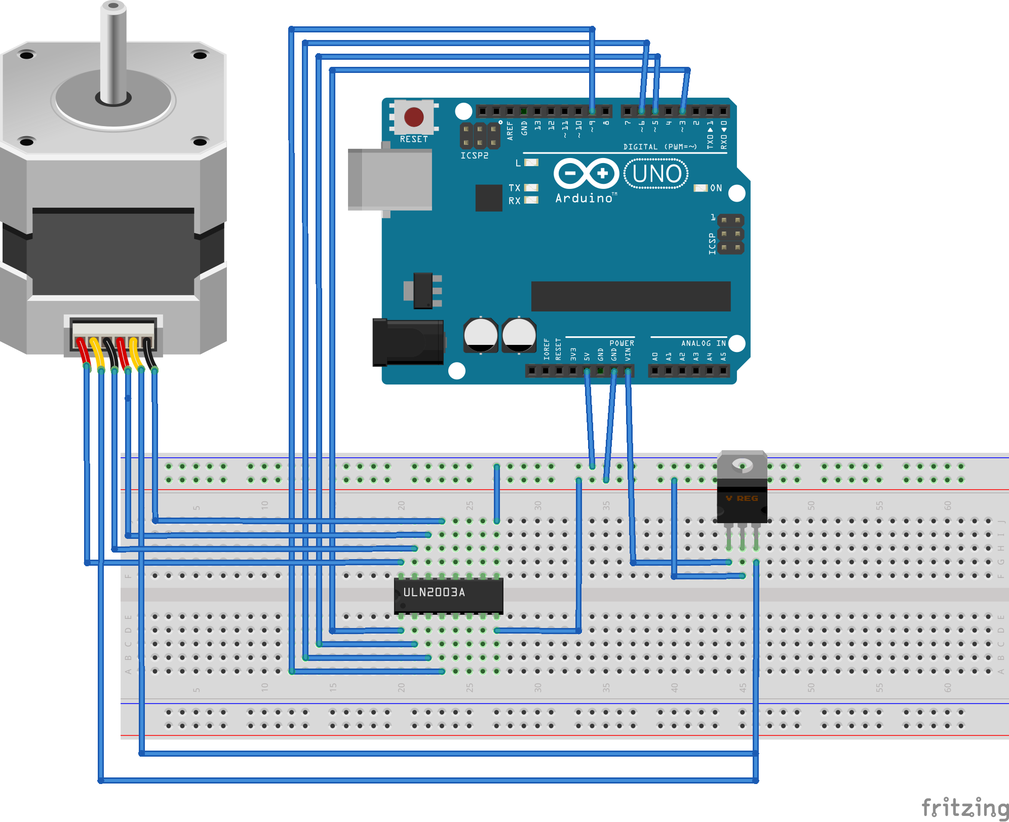 arduino bipolar stepper motor wiring diagram