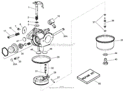 ariens snowblower carburetor diagram