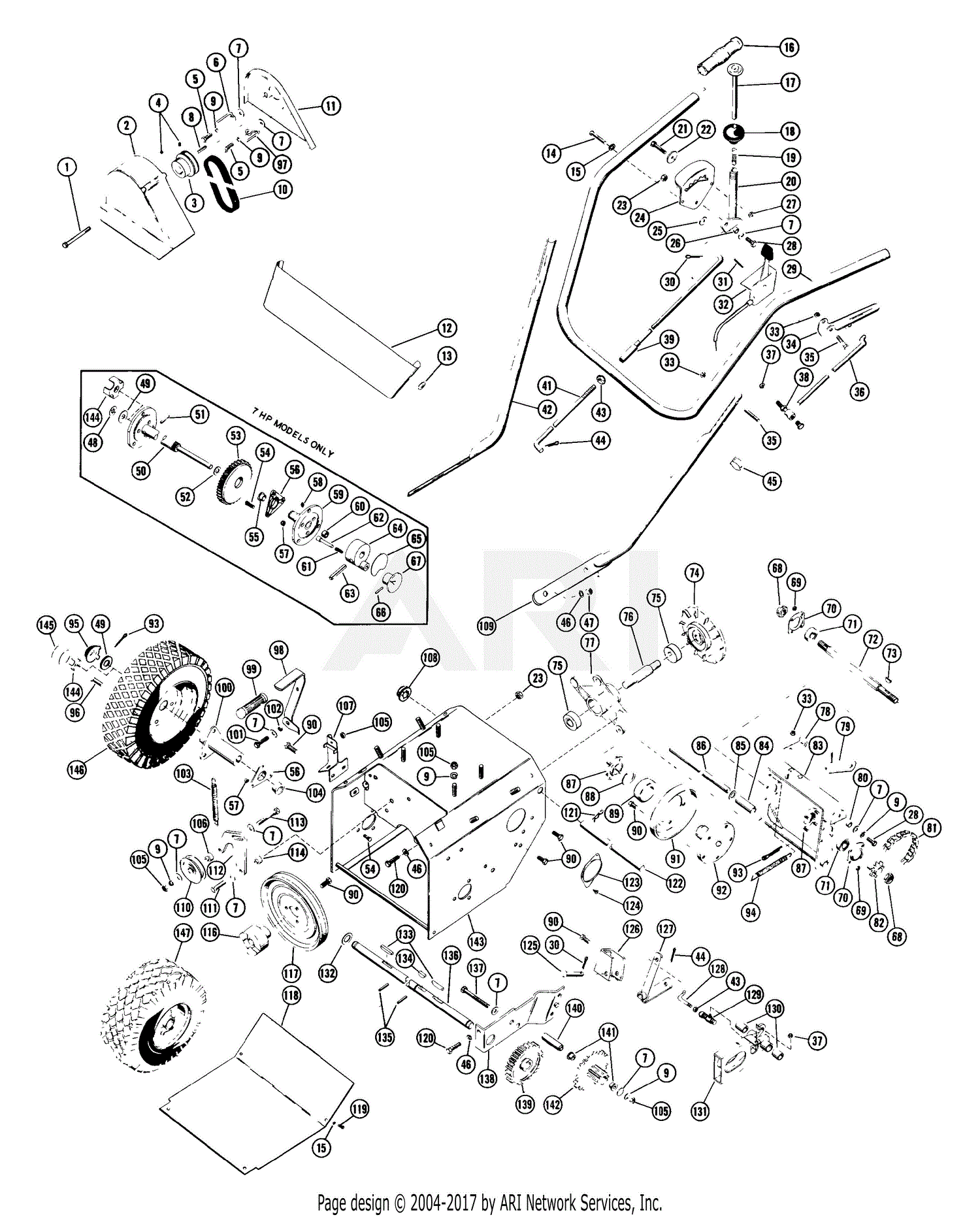 ariens st724 parts diagram