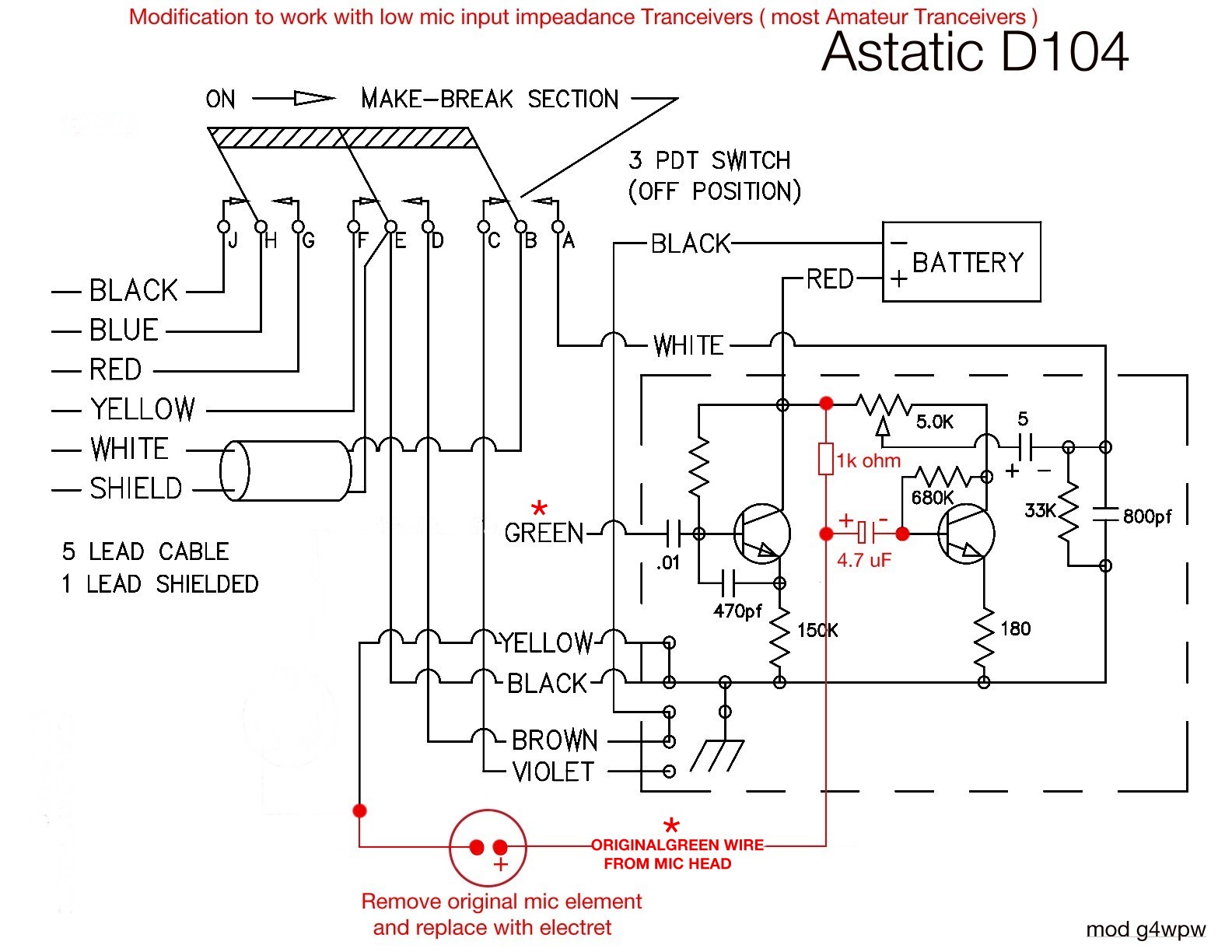 astatic 636l wiring diagram