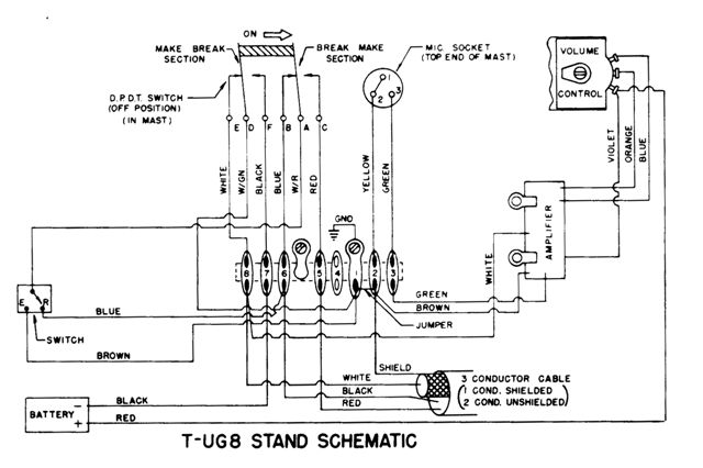astatic d104m6b wiring diagram
