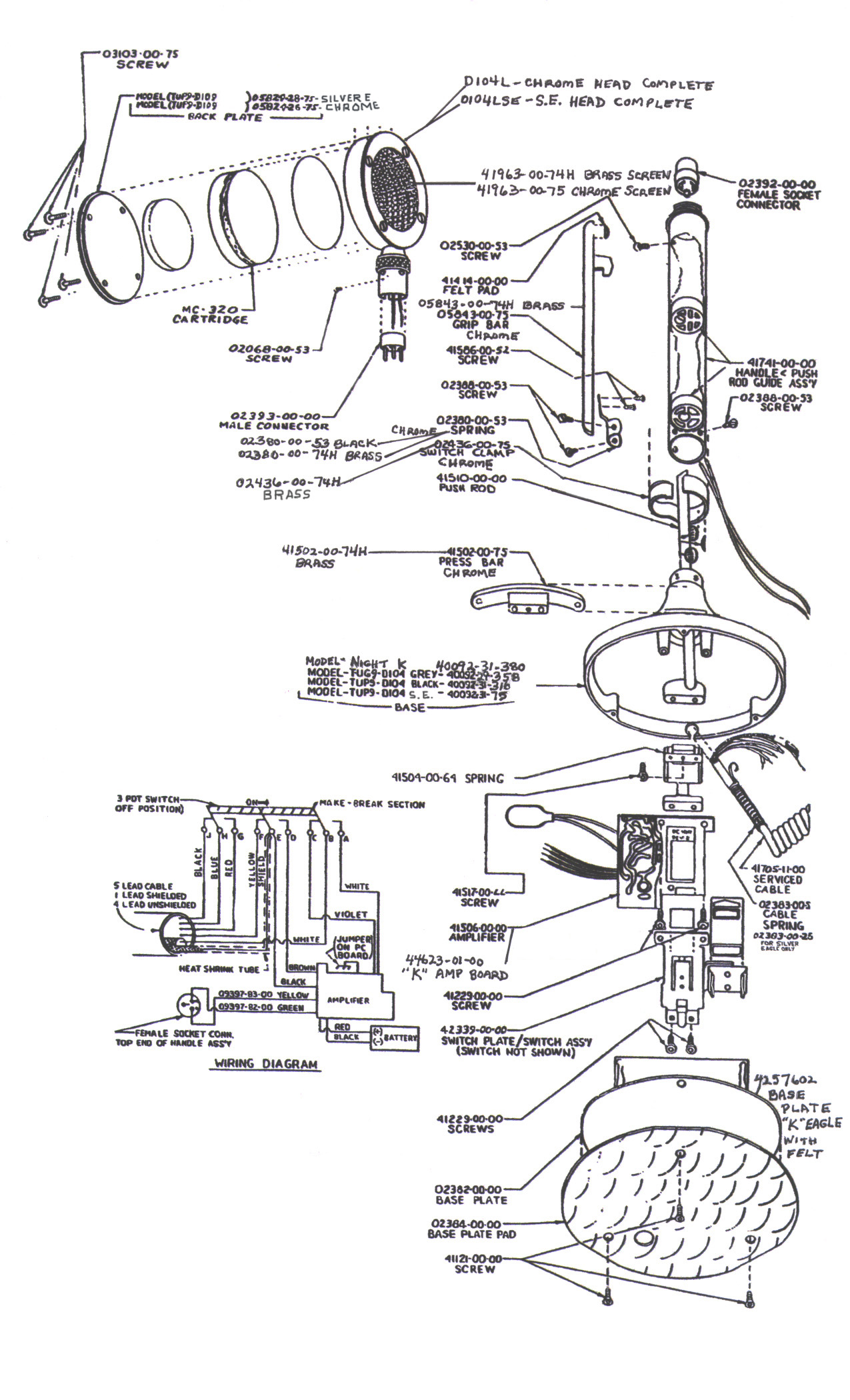 astatic golden eagle wiring diagram