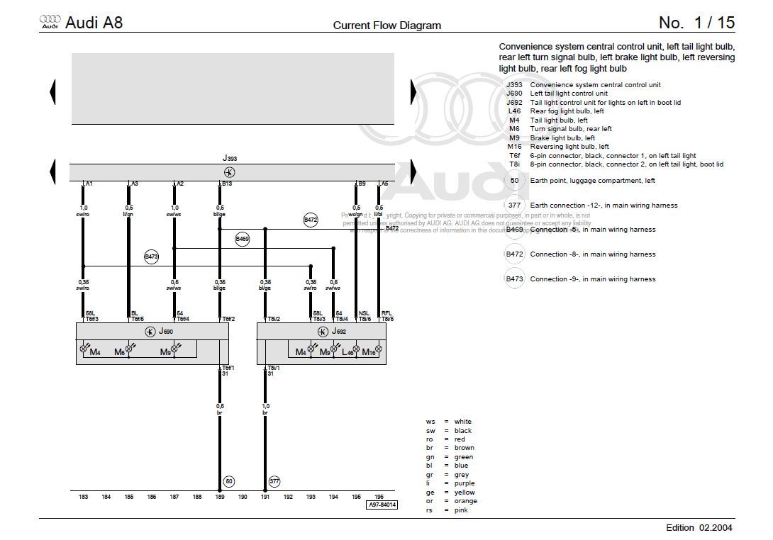 audi b5 s4 rear deck speaker wiring diagram