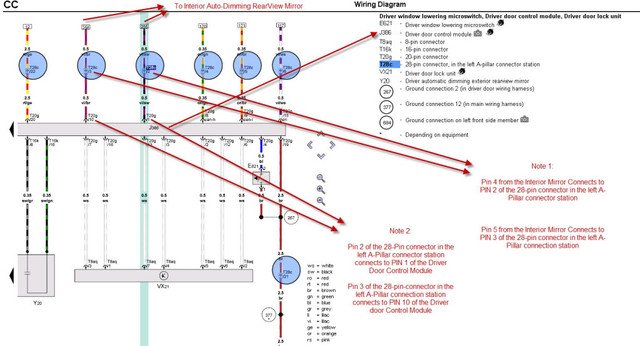 Electric Mirror Wiring Diagram from schematron.org