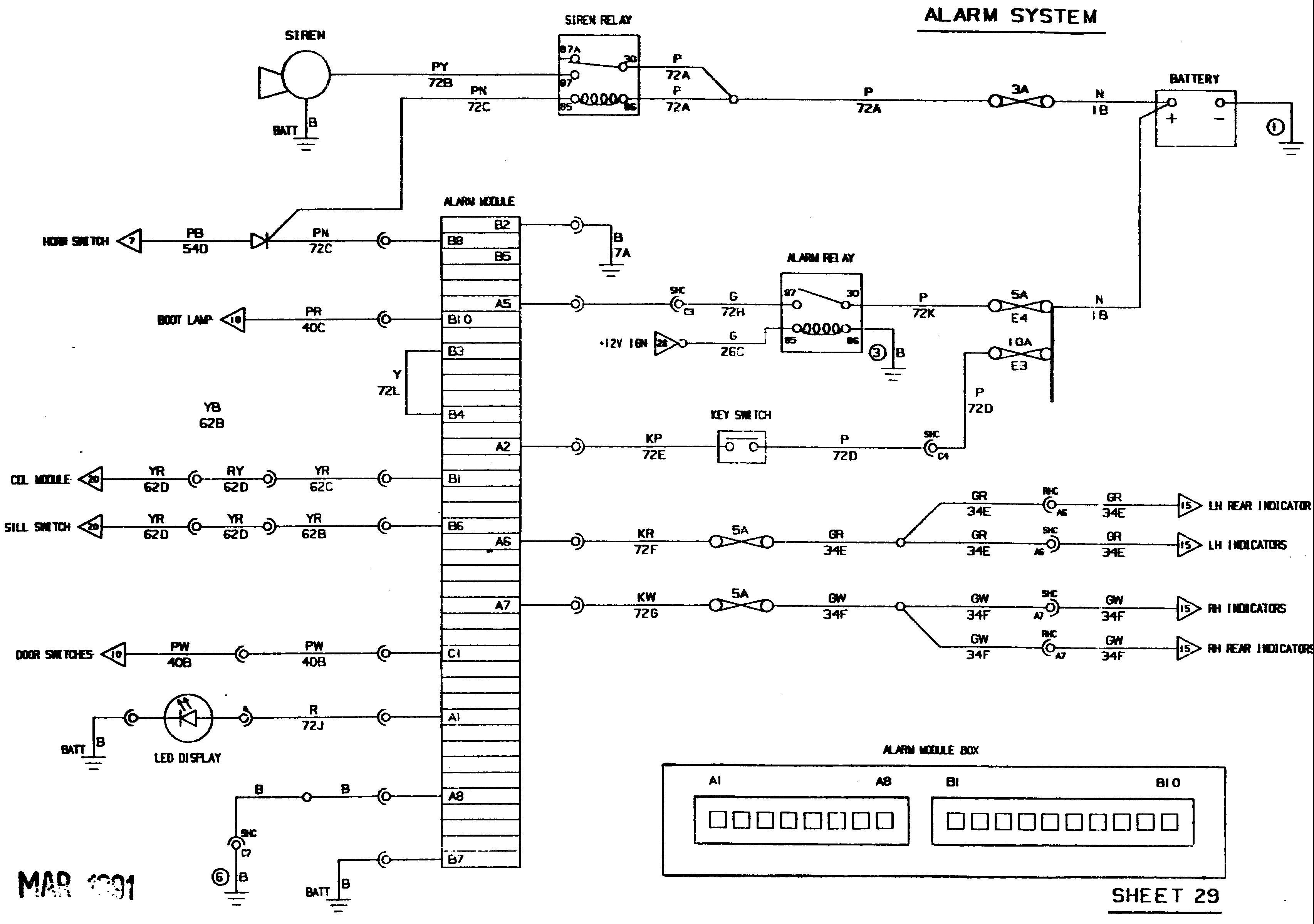 auto watch 446rli wiring diagram