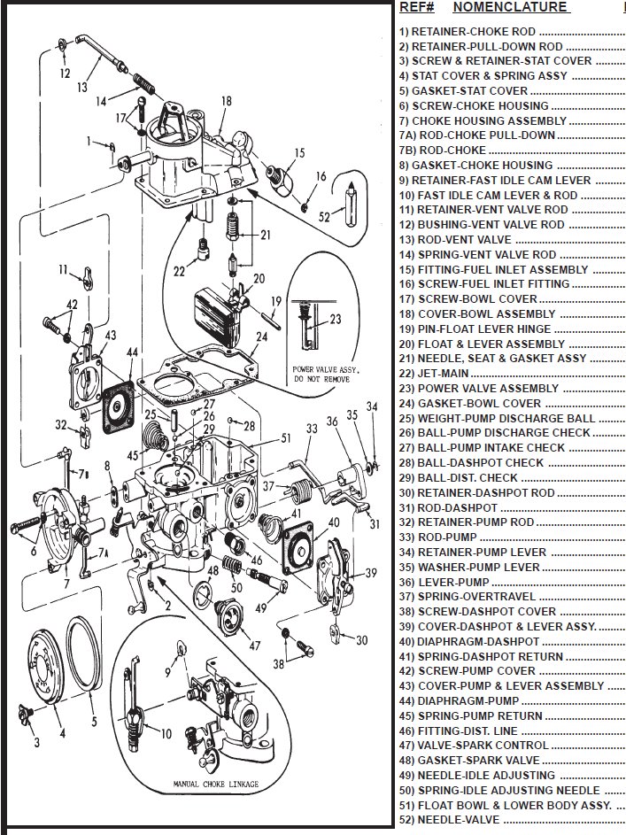 autolite 1100 carburetor diagram
