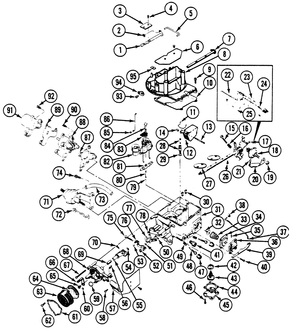 autolite 2100 carburetor diagram