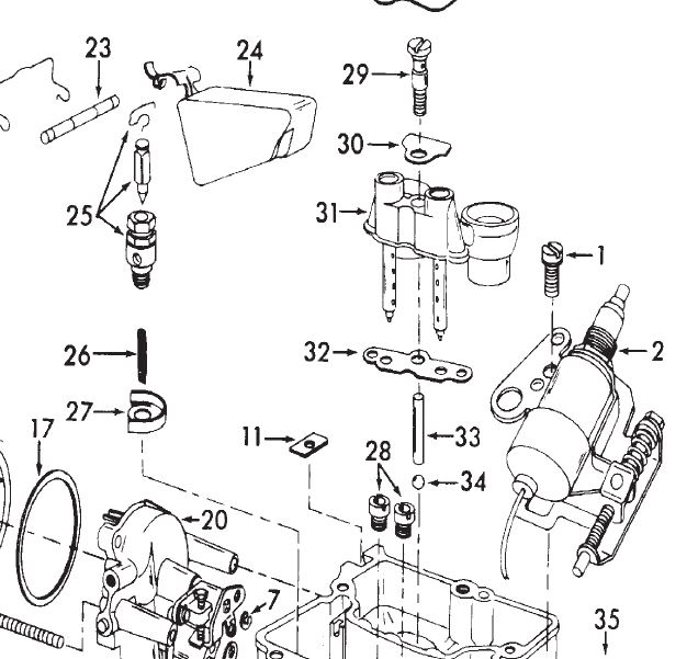 autolite 2100 carburetor diagram