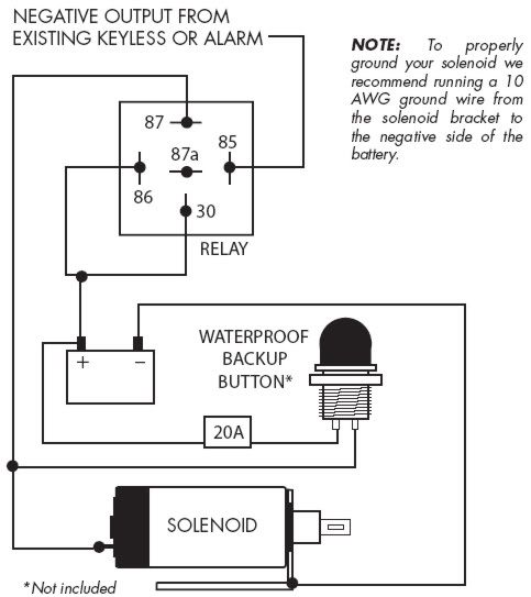autoloc door popper wiring diagram