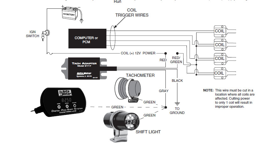 autometer pro shift light wiring diagram