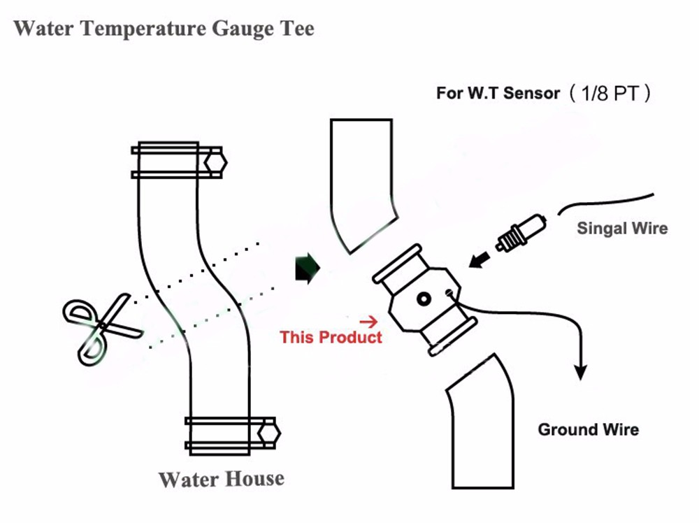 autometer water temp gauge wiring