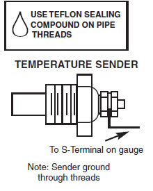 autometer water temp gauge wiring