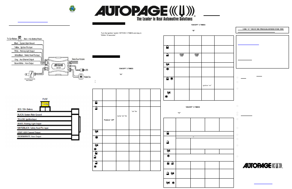 autopage alarm wiring diagram