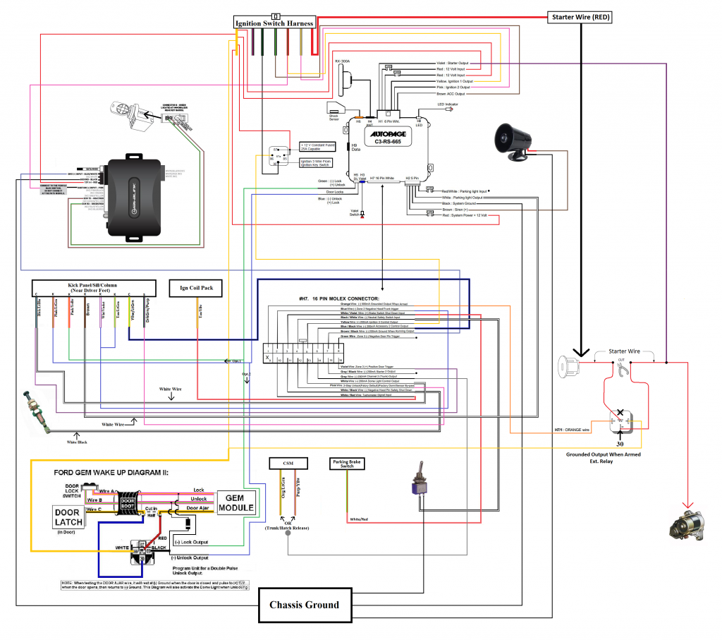 autopage wiring diagram