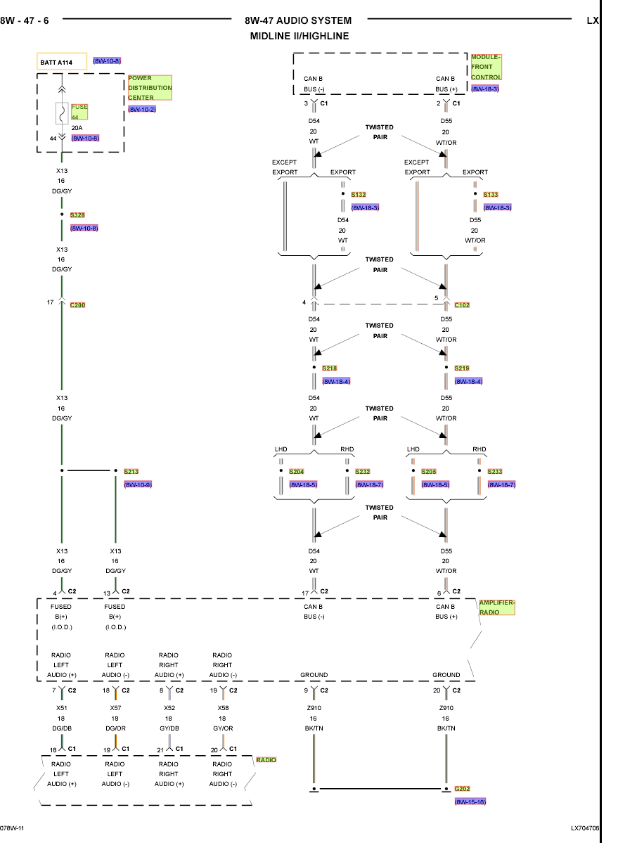 avh x4800bs wiring diagram