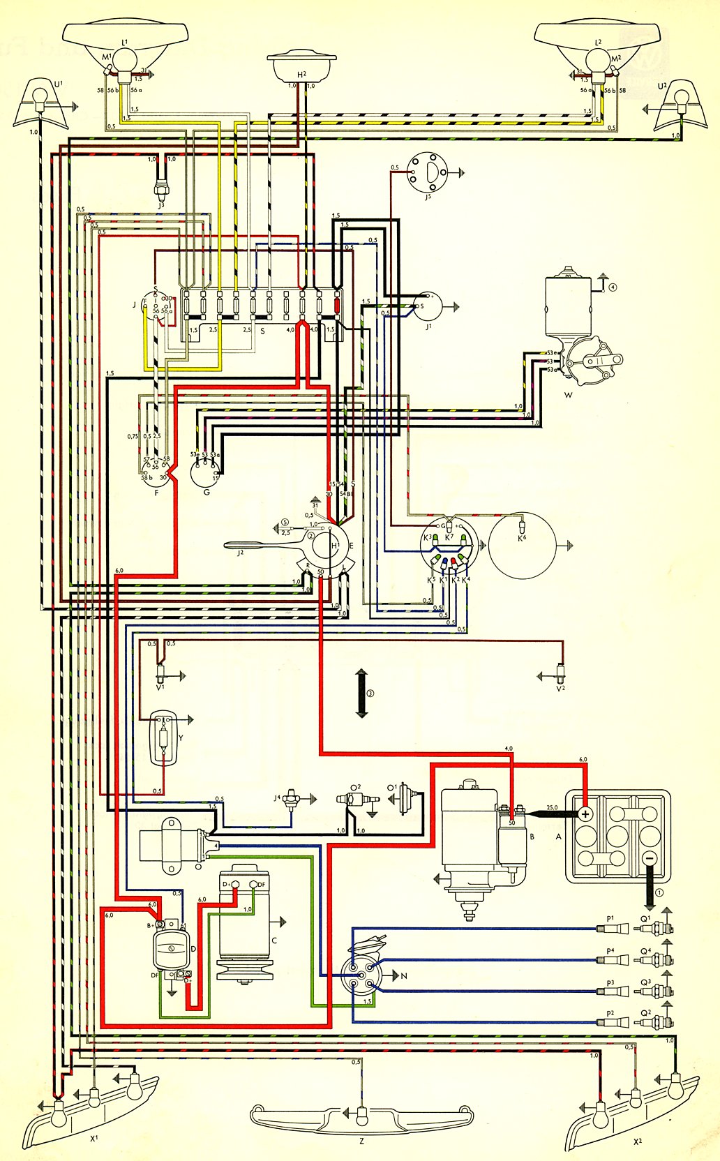 Avital 4105 Wiring Diagram