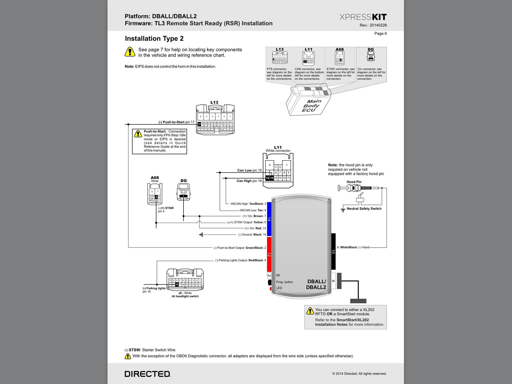 avital remote starter wiring diagram