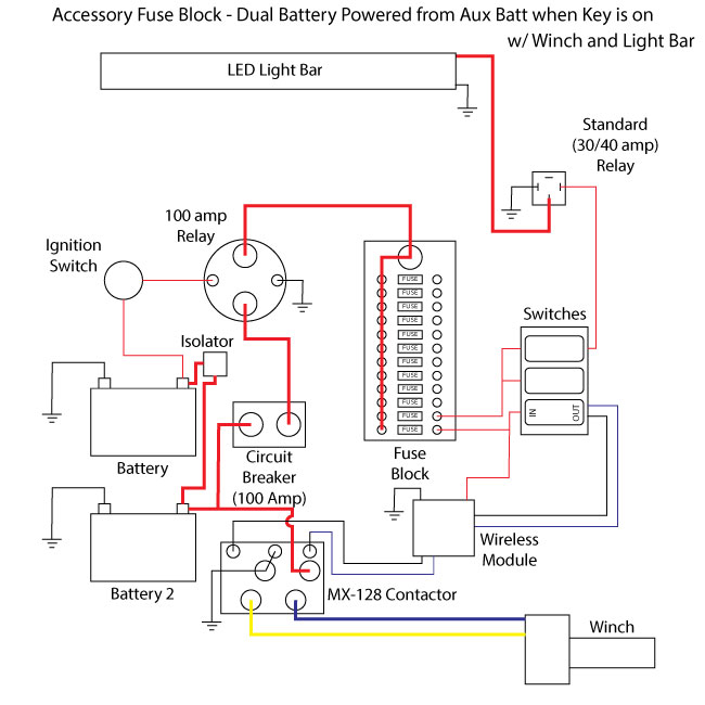 badland winch wiring diagram