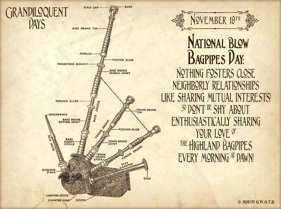 bagpipe parts diagram