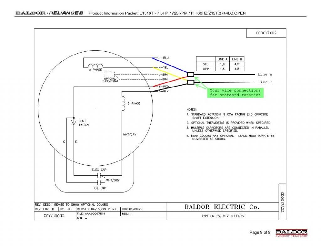 baldor farm duty motor wiring diagram