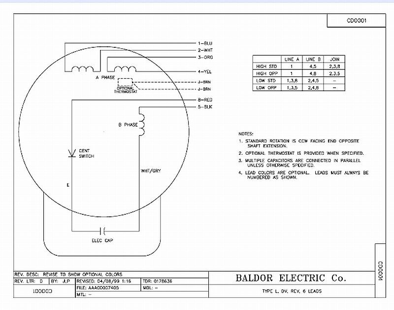 baldor reliance wiring diagram