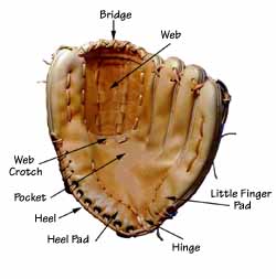 baseball glove lacing diagram