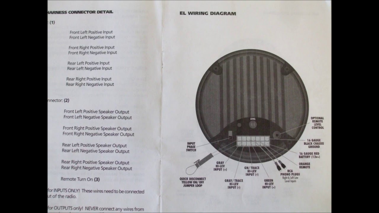bazooka tube wiring diagram