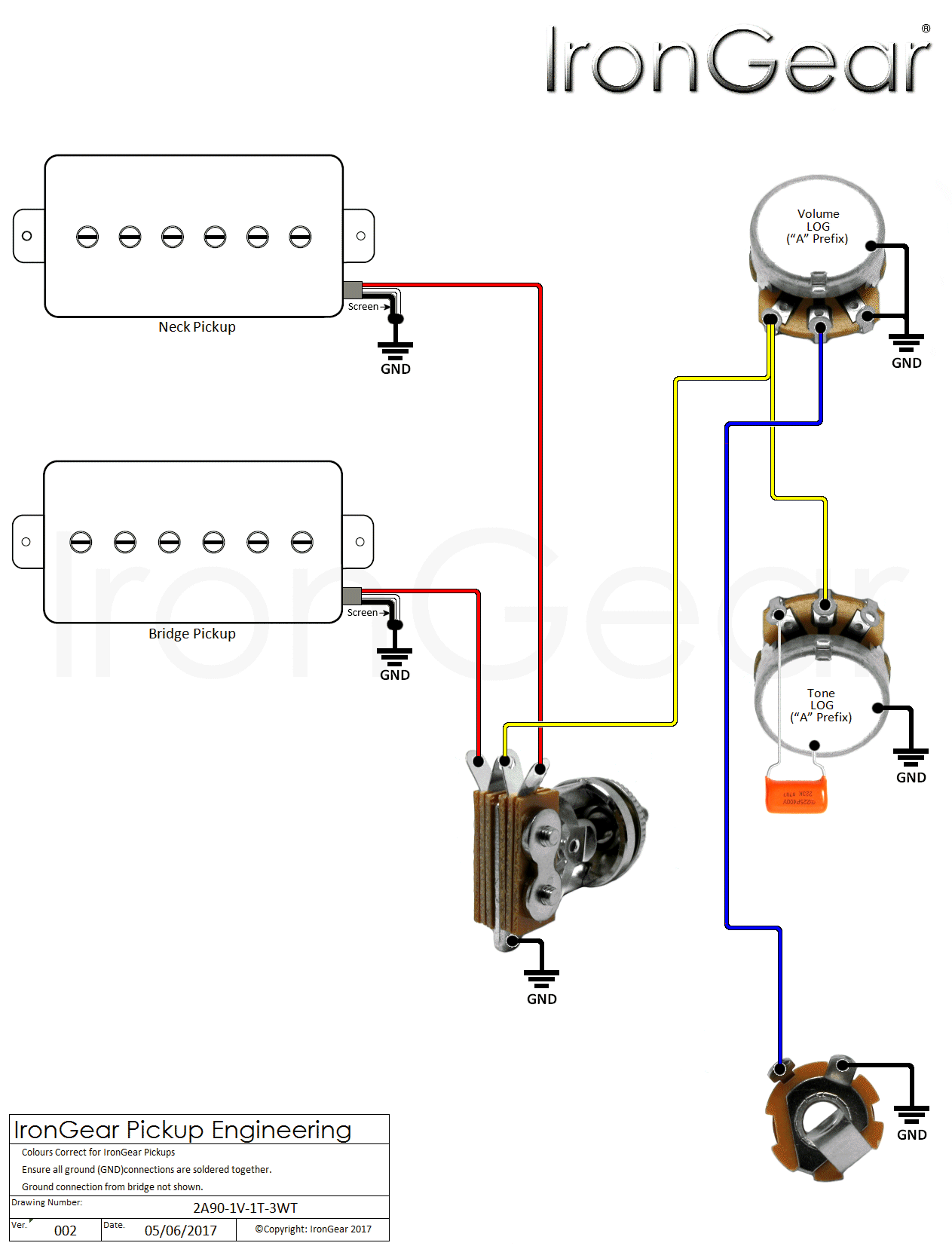 bc rich warlock guitar wiring diagram