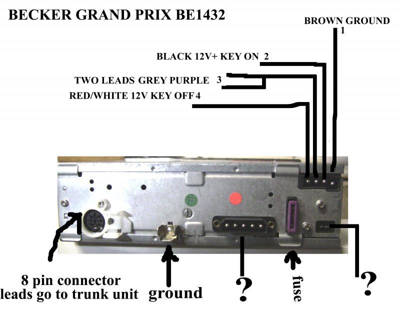 becker 6003 radio wiring diagram