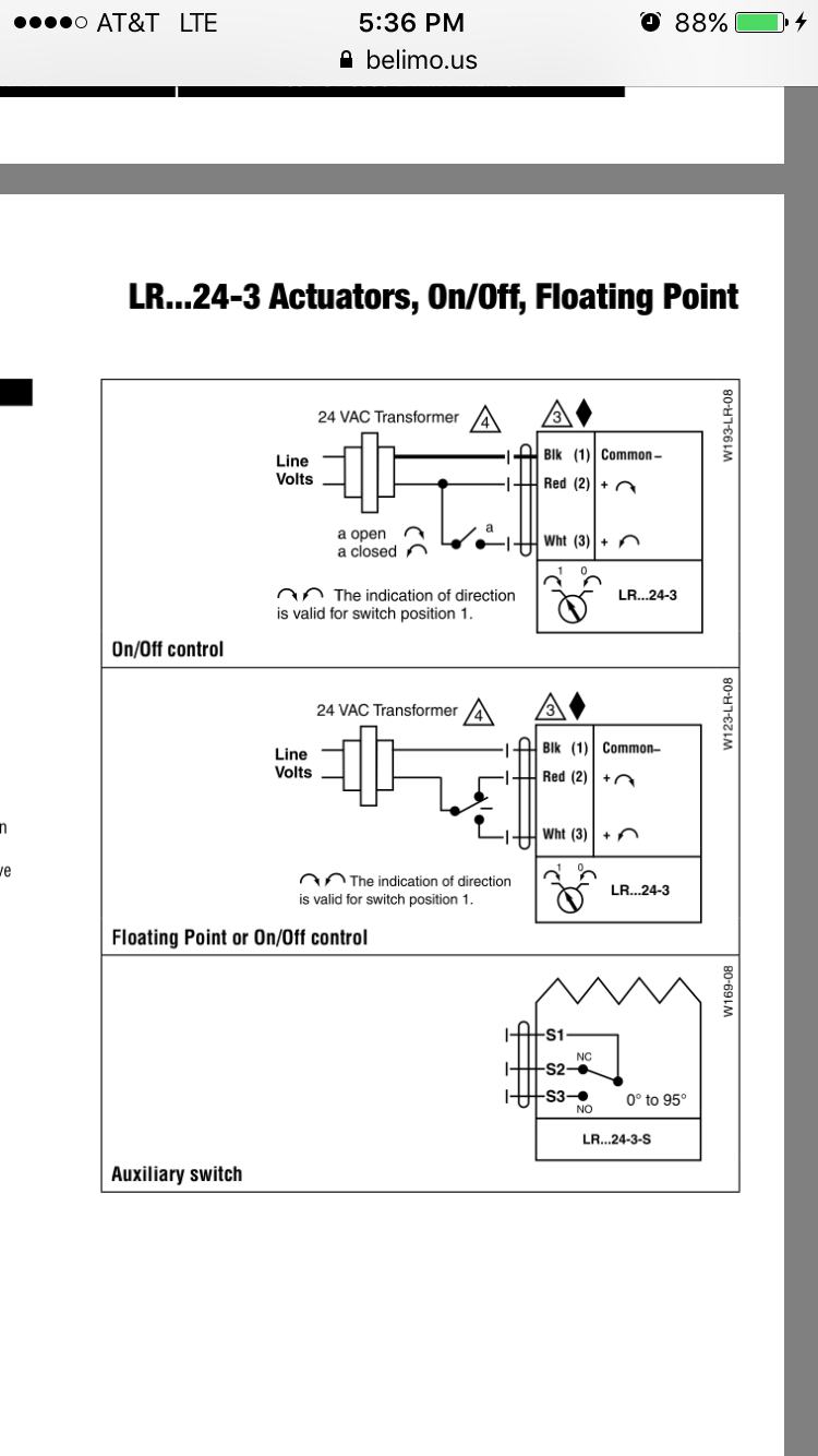 belimo actuator wiring