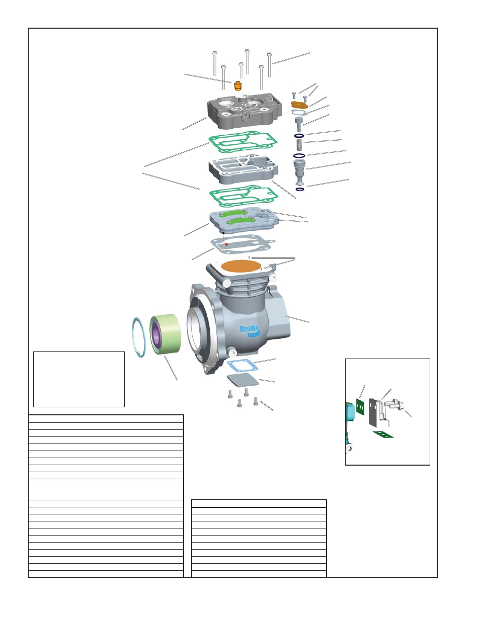 bendix air compressor diagram