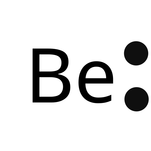 beryllium lewis dot diagram