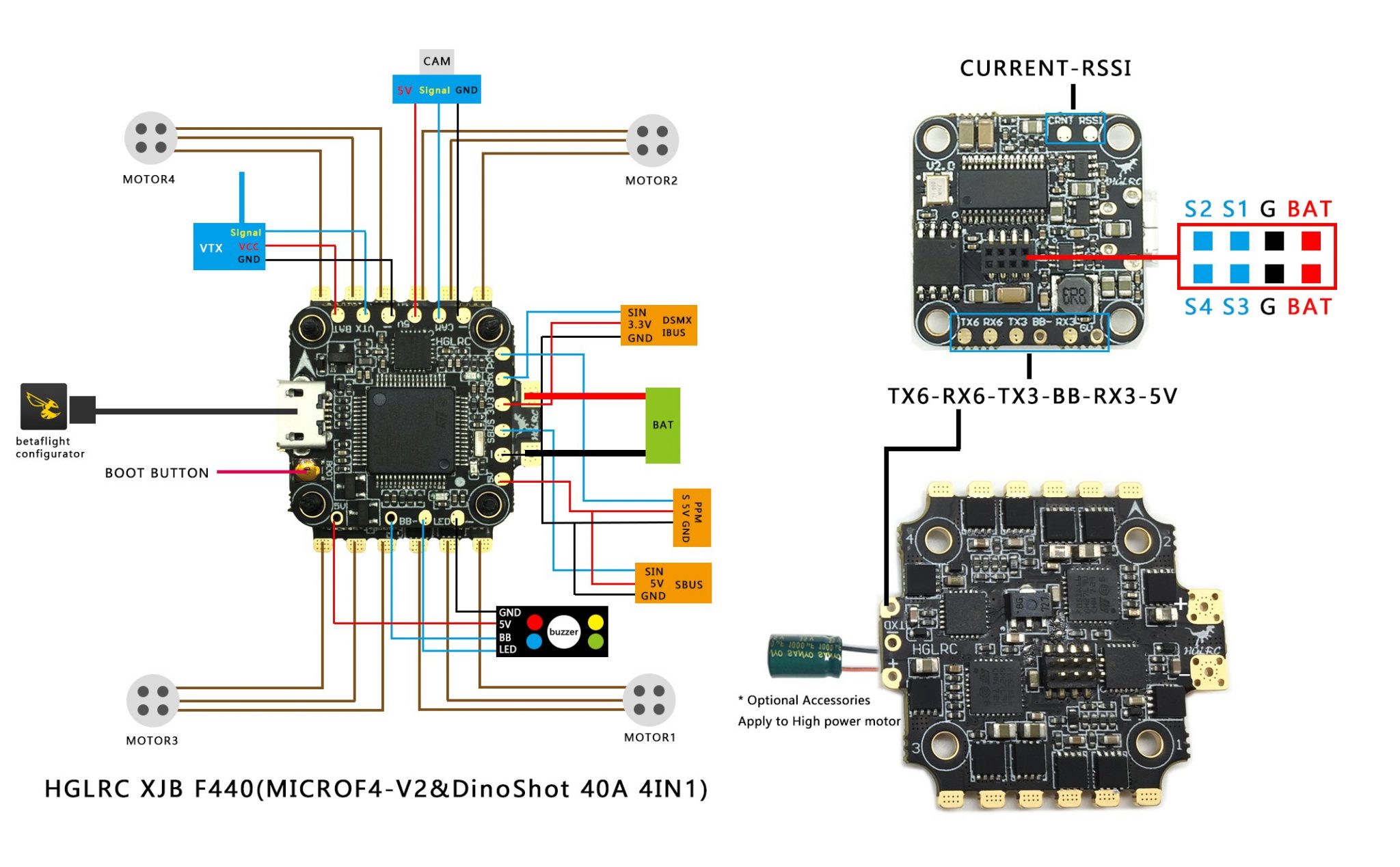 betaflight f4 flight controller wiring diagram