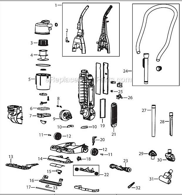 bissell proheat 2x 9200 hose diagram