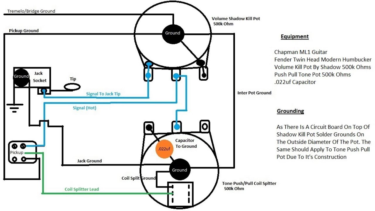 bkp wiring diagram 1 volume pot