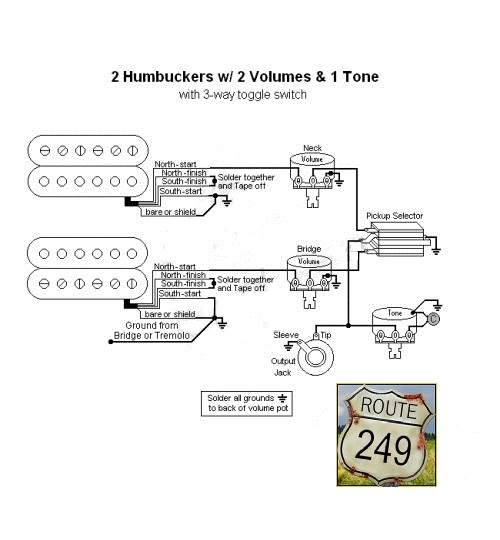 bkp wiring diagram 1 volume pot