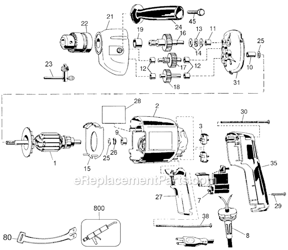 black and decker #674 wiring diagram