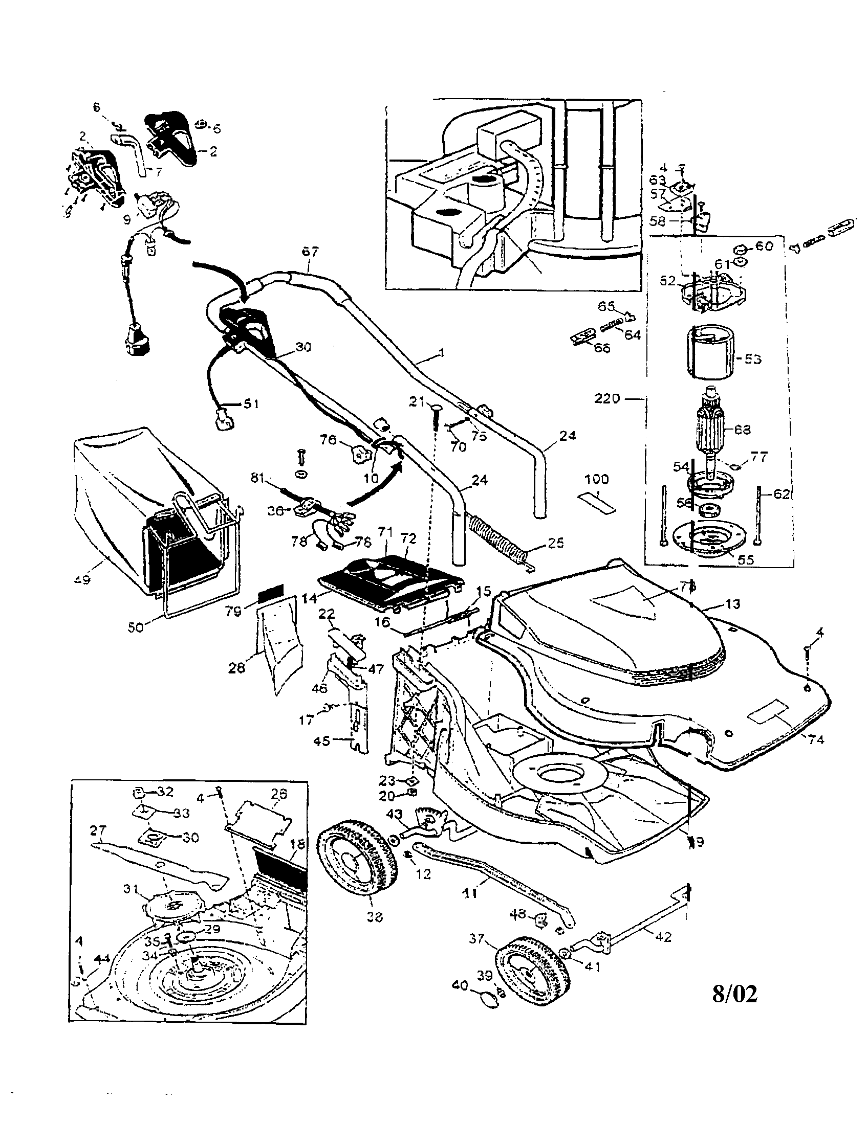 black and decker electric lawn mower wiring diagram