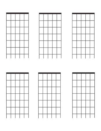 blank bass fretboard diagram