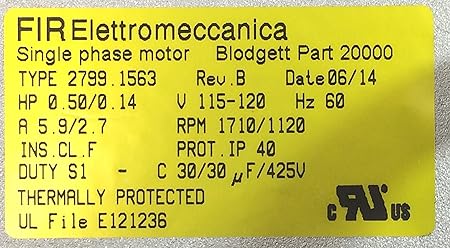 blodgett mark v wiring diagram