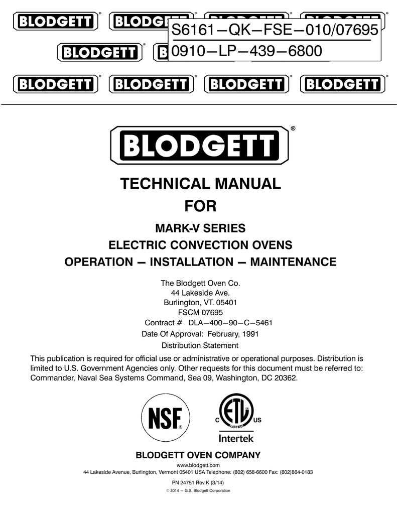 blodgett mark v wiring diagram