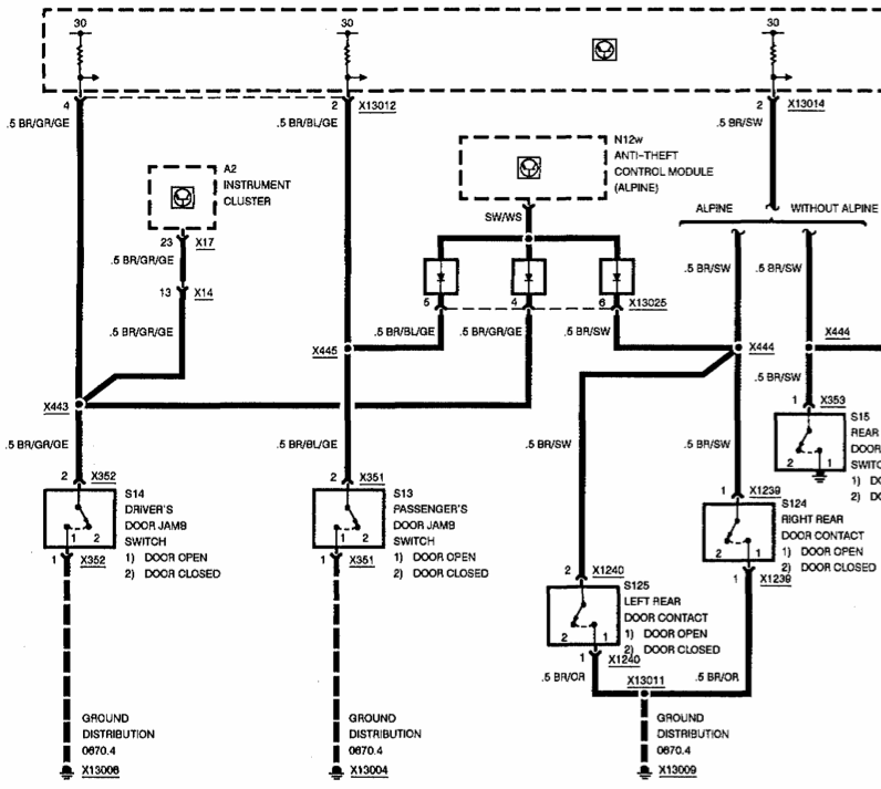 bmw e36 fuel sending wiring diagram