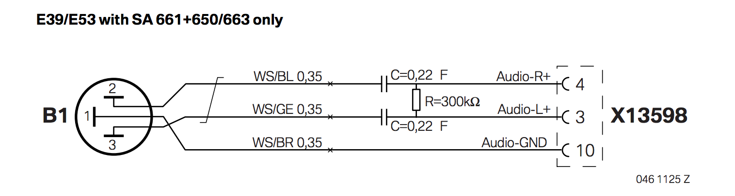 bmw e39 business cd wiring diagram no navigation